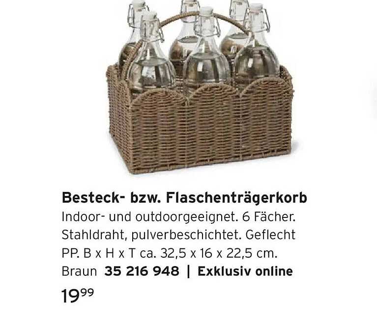 Besteck- bzw. Flaschenträgerkorb