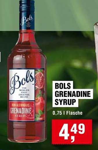 BOLS GRENADINE SYRUP