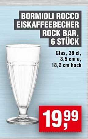 BORMIOLI ROCCO EISKAFFEEBECHER ROCK BAR, 6 STÜCK