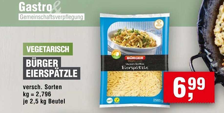 BÜRGER EIERSPÄTZLE