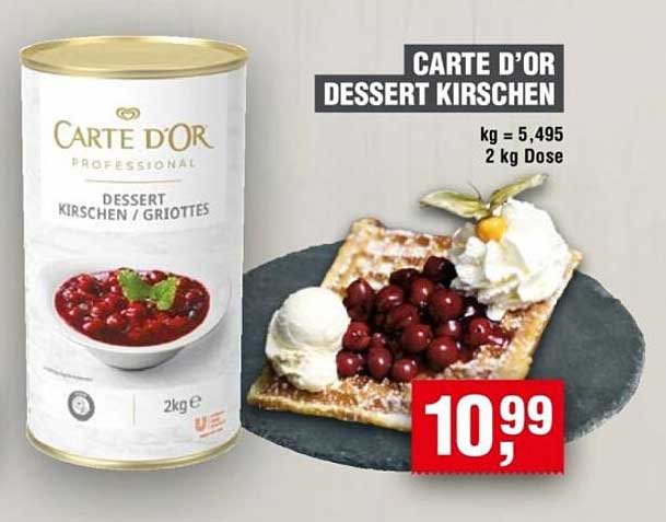 CARTE D’OR DESSERT KIRSCHEN