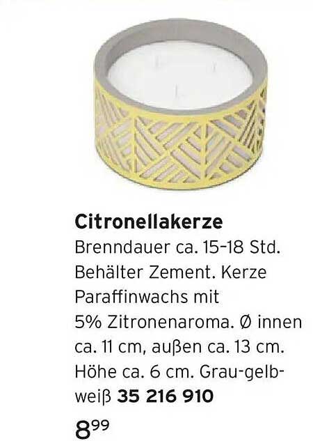 Citronellakerze
