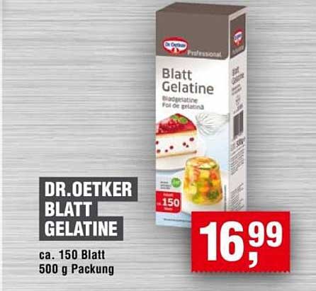 DR.OETKER BLATT GELATINE