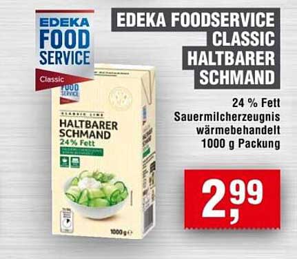 EDEKA FOODSERVICE CLASSIC HALTBARER SCHMAND
