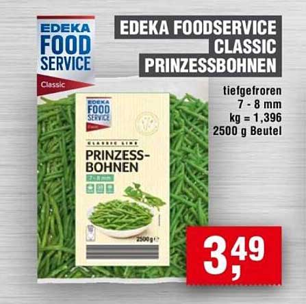 EDEKA FOODSERVICE CLASSIC PRINZESSBOHNEN