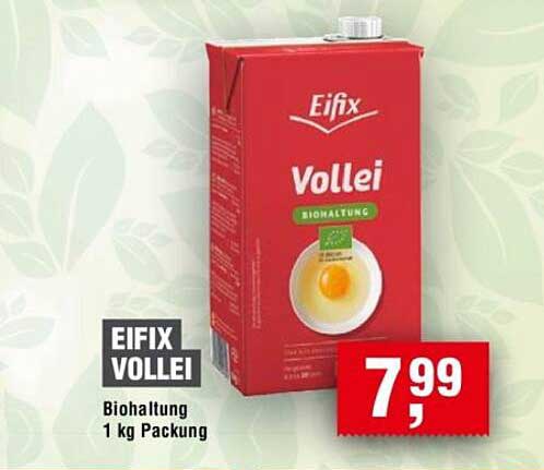 Eifix Vollei Biohaltung 1 kg Packung