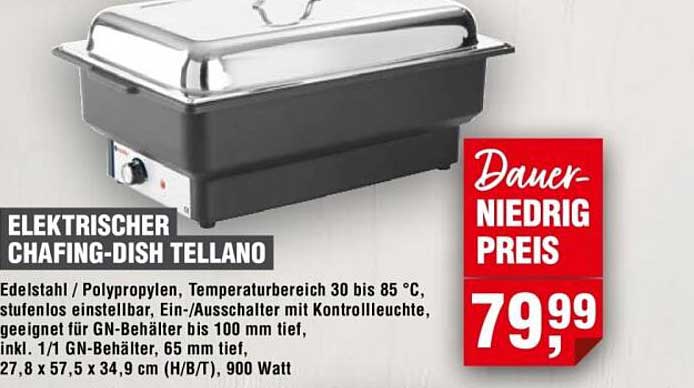 ELEKTRISCHER CHAFING-DISH TELLANO