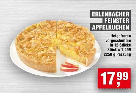 ERLENBACHER FEINSTER APFELKUCHEN