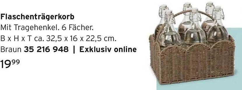 Flaschenträgerkorb