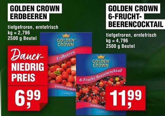 GOLDEN CROWN ERDBEEREN