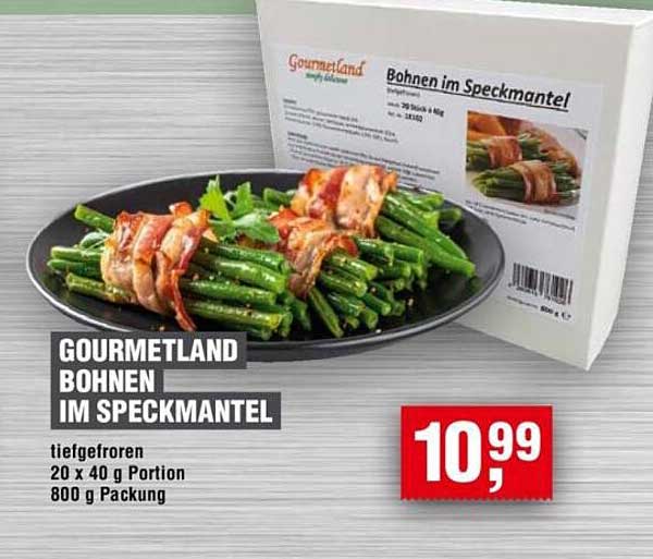 GOURMETLAND BOHNEN IM SPECKMANTEL