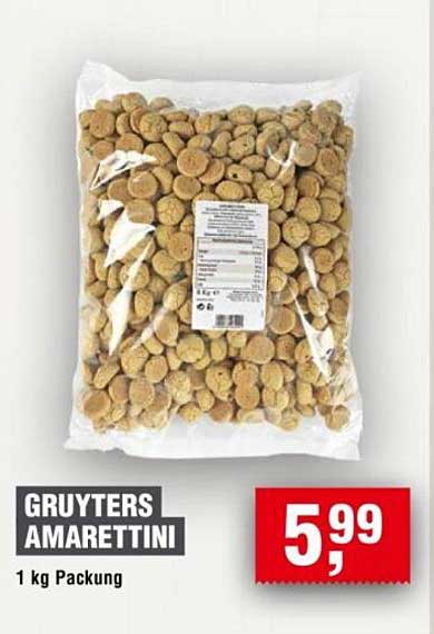 GRUYTERS AMARETTINI 1 kg Packung