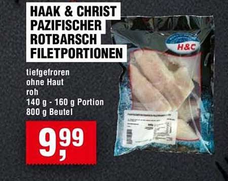 HAAK & CHRIST PAZIFISCHER ROTBARSCH FILETPORTIONEN