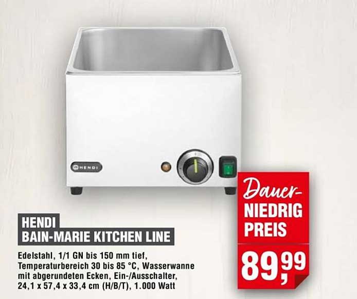 HENDI BAIN-MARIE KITCHEN LINE