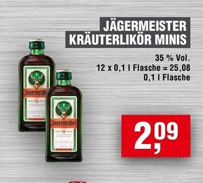 JÄGERMEISTER KRÄUTERLIKÖR MINIS