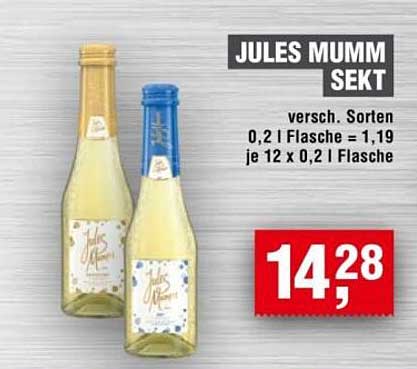 JULES MUMM SEKT