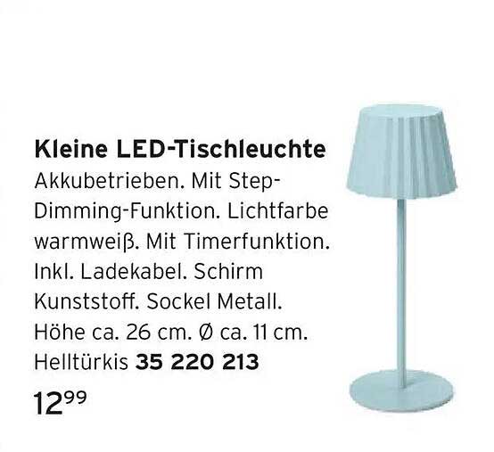 Kleine LED-Tischleuchte