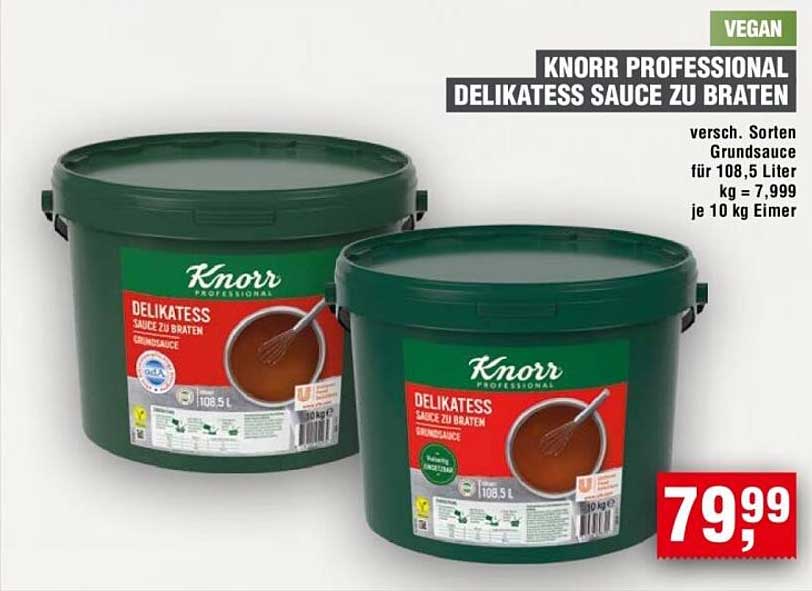 KNORR PROFESSIONAL DELIKATESS SAUCE ZU BRATEN
