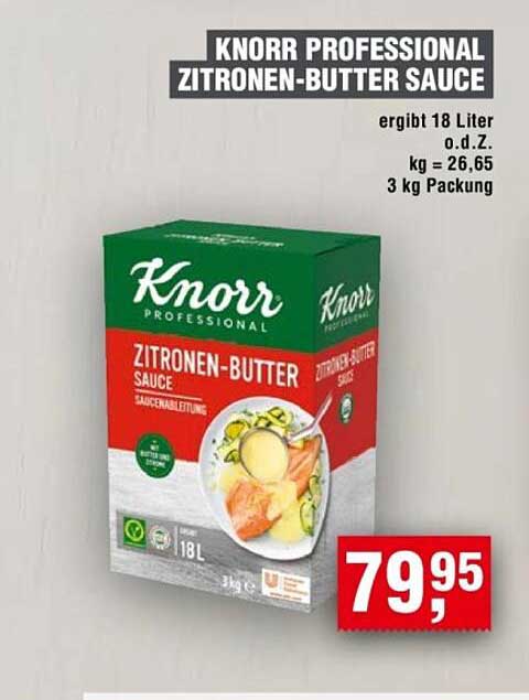 KNORR PROFESSIONAL ZITRONEN-BUTTER SAUCE