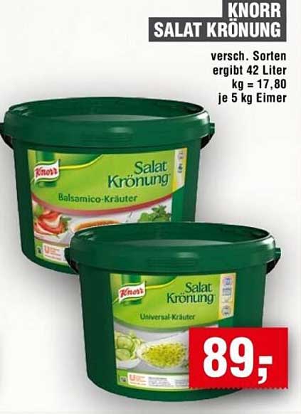 KNORR SALAT KRÖNUNG