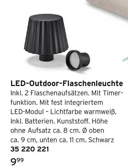 LED-Outdoor-Flaschenleuchte