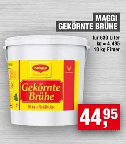 MAGGI GEKÖRNTE BRÜHE