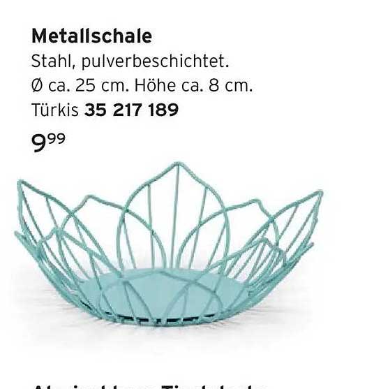 Metallschale