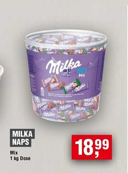 MILKA NAPS Mix 1 kg Dose