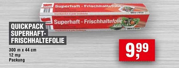 QUICKPACK SUPERHAFT-FRISCHHALTEFOLIE