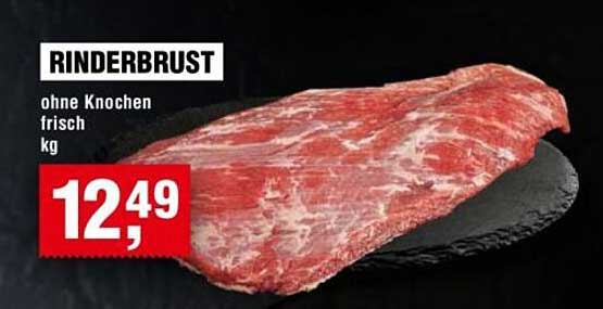 RINDERBRUST ohne Knochen frisch kg