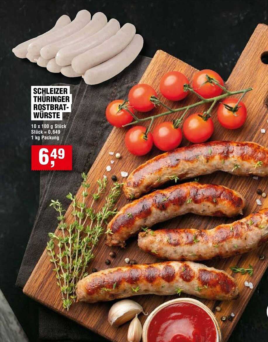 SCHLEIZER THÜRINGER ROSTBRAT-WÜRSTE