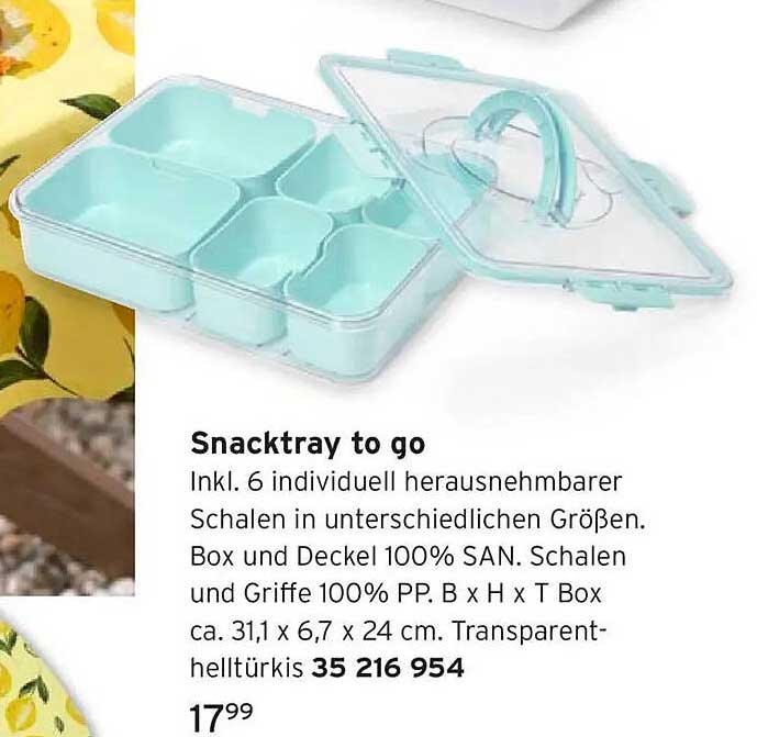 Snacktray to go