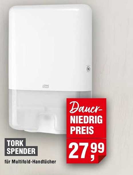 TORK SPENDER für Multifold-Handtücher