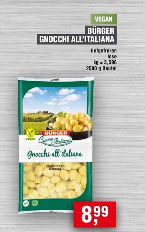 VEGAN BÜRGER GNOCCHI ALL’ITALIANA