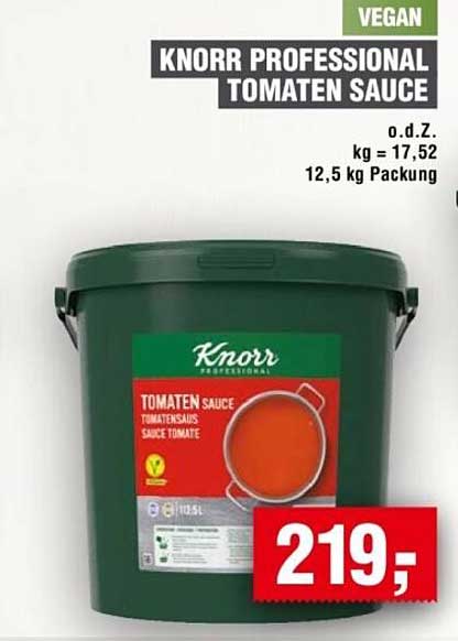 VEGAN KNORR PROFESSIONAL TOMATEN SAUCE