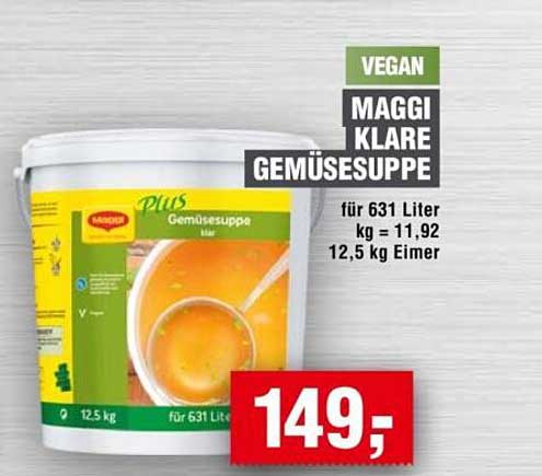 VEGAN MAGGI KLARE GEMÜSESUPPE