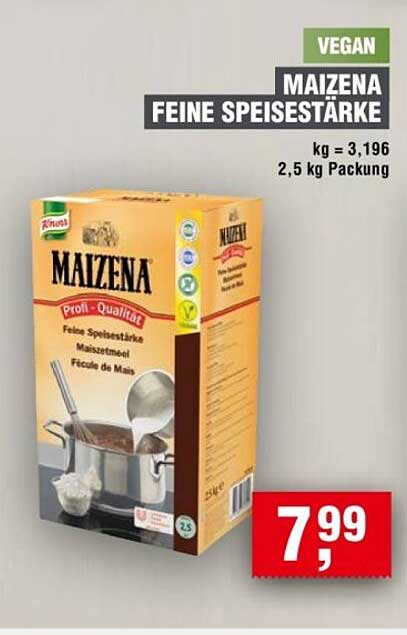 VEGAN MAIZENA FEINE SPEISESTÄRKE