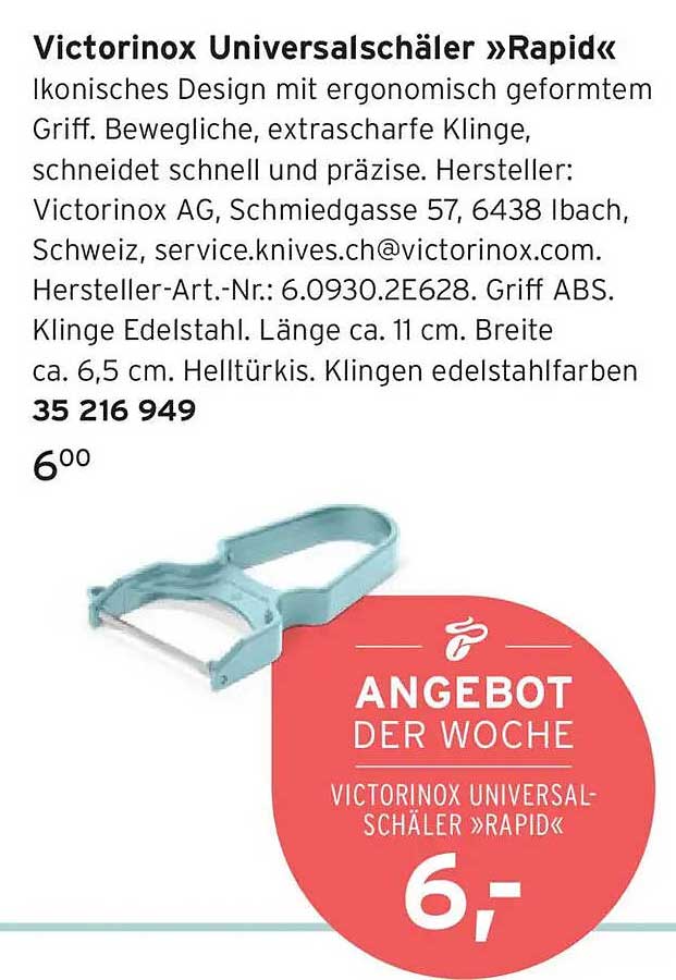 Victorinox Universalschäler »Rapid«