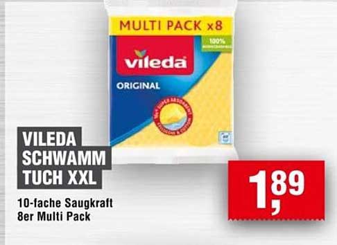 VILEDA SCHWAMM TUCH XXL