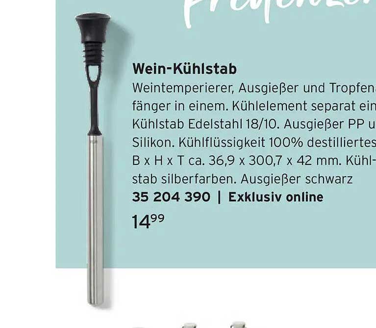 Wein-Kühlstab
