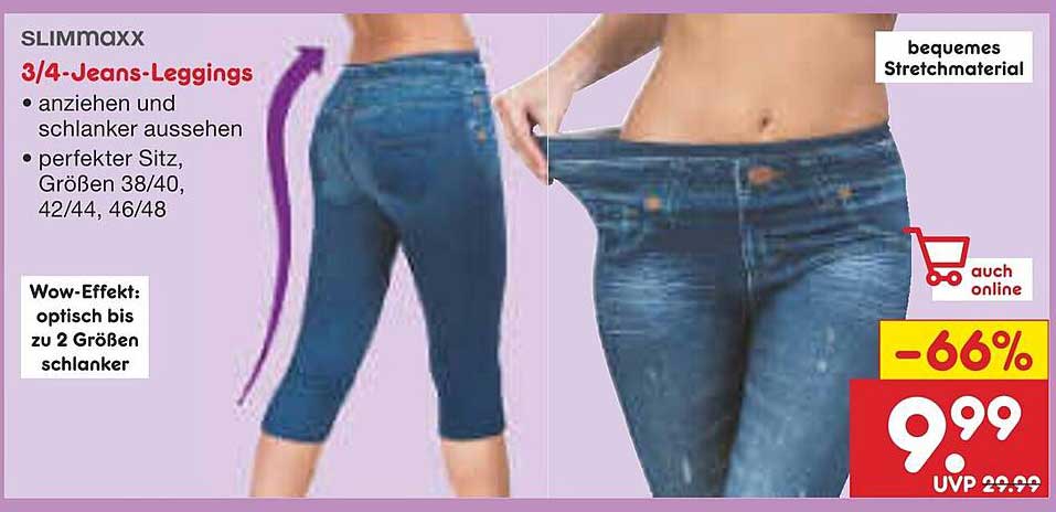 3/4-Jeans-Leggings von SLIMMAXX