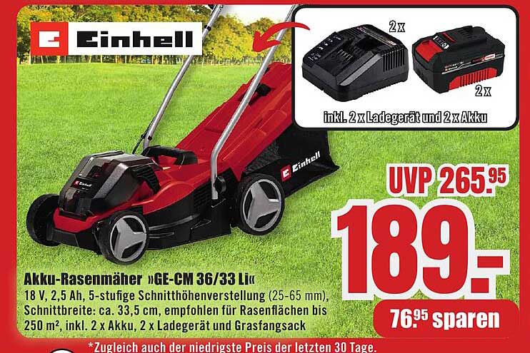 Akku-Rasenmäher »GE-CM 36/33 Li«