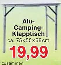 Alu-Camping-Klapptisch