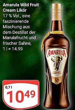 Amarula Wild Fruit Cream Likör 0,7 l