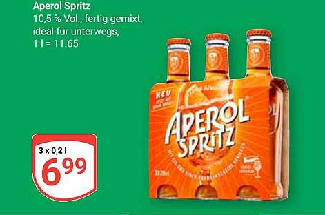 Aperol Spritz 3 x 0,2 l