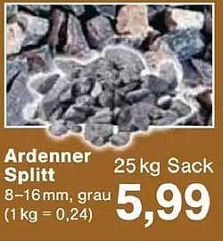 Ardenner Splitt 25 kg Sack – nur 5,99 €