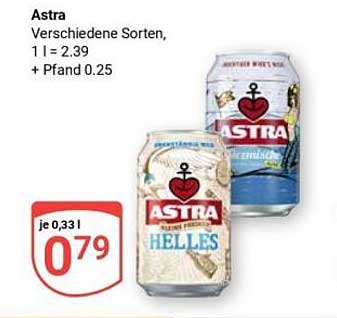 Astra Bier – Verschiedene Sorten zum Vorteilspreis