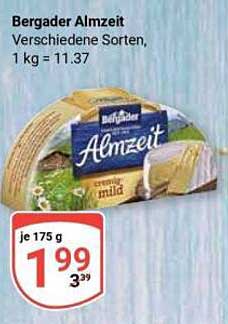 Bergader Almzeit - Verschiedene Sorten, 175 g