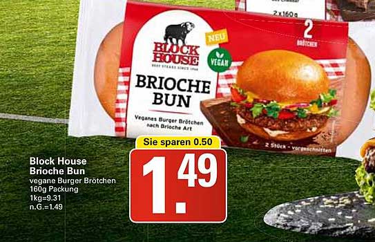 Block House Brioche Bun