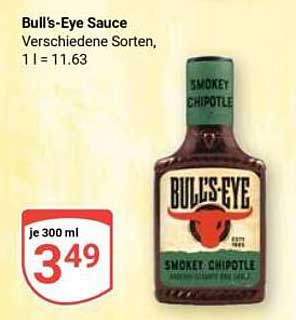 Bull's-Eye Sauce - Smokey Chipotle, 300 ml